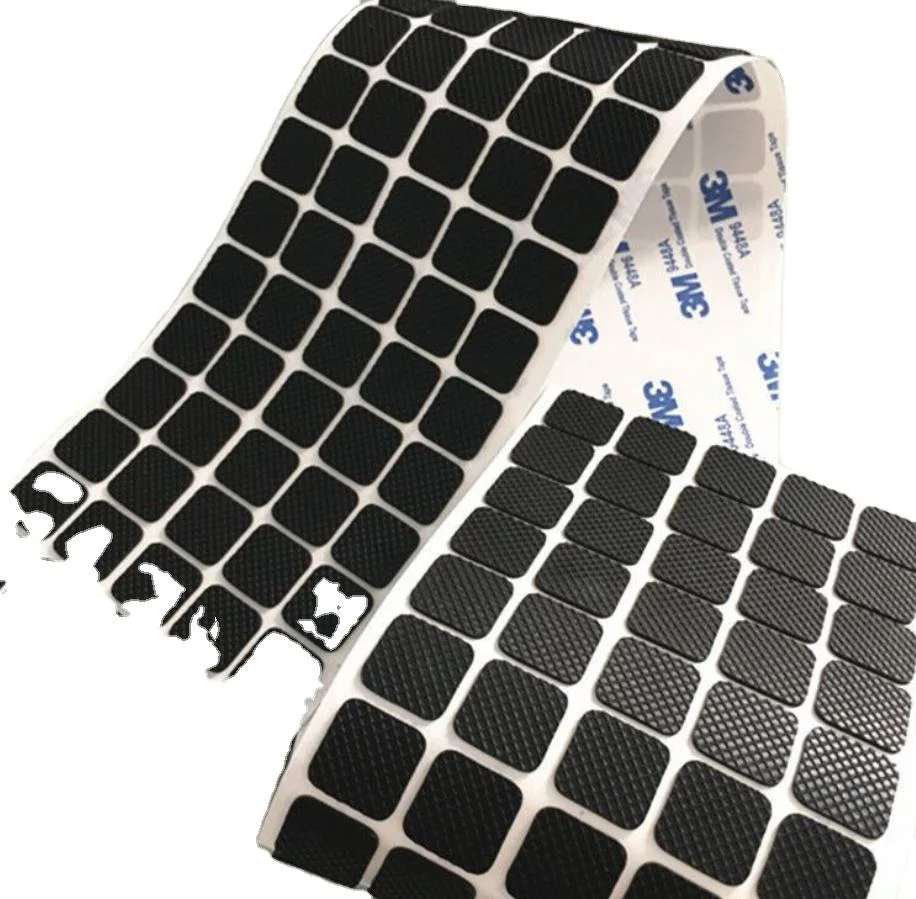 Pulom adhésif absorbant les chocs et anti-vibration EPDM NBR SBR Nr tampon en caoutchouc de silicone 4