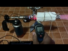 Essai de couverture isolante d'Aerogel à élevé.